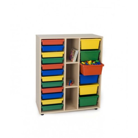 5826-MUEBLE INTERMEDIO CUBETERO 2 COLUMNAS 900 HAYA MOBEDUC 600819HP18