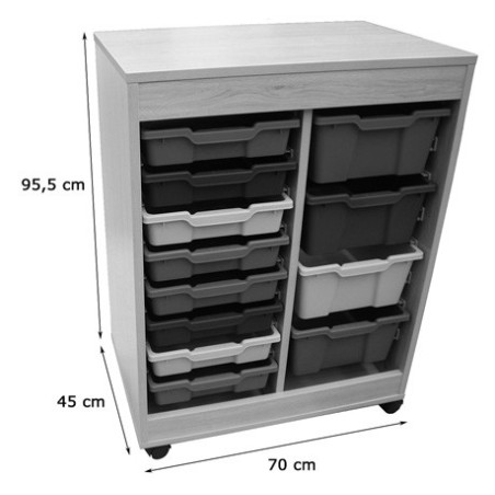 5835-CUBETERO DOBLE ACCESO, 2 COLUMNAS HAYA MOBEDUC 600823HR18