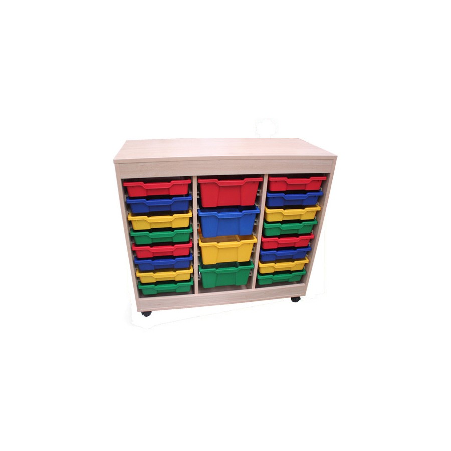 5836-CUBETERO DOBLE ACCESO, 3 COLUMNAS HAYA MOBEDUC 600824HR18