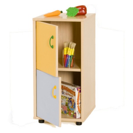 5842-MUEBLE BAJO ARMARIO 2 PUERTAS 360 HAYA MOBEDUC 600217HPS18