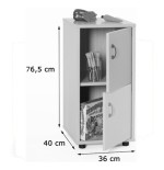 5843-MUEBLE BAJO ARMARIO 2 PUERTAS 360 HAYA MOBEDUC 600217HPS18