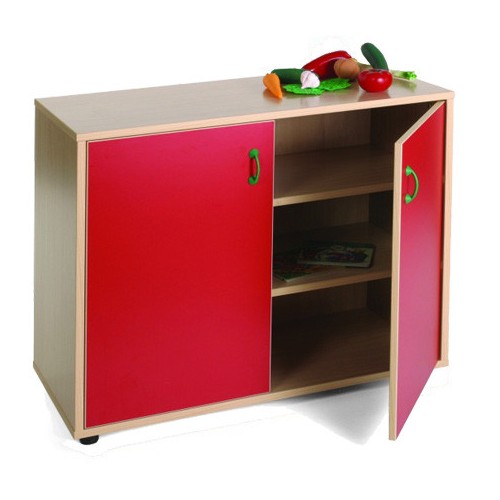 5846-MUEBLE BAJO ARMARIO 3 ESTANTES HAYA MOBEDUC 600202HPS18