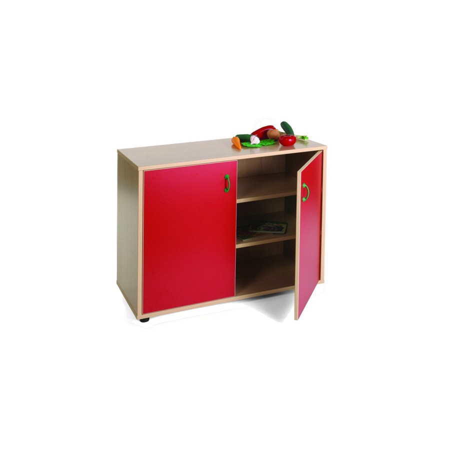 5846-MUEBLE BAJO ARMARIO 3 ESTANTES HAYA MOBEDUC 600202HPS18