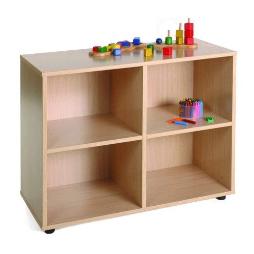 5850-MUEBLE BAJO 4 CASILLAS HAYA MOBEDUC 600203HP18