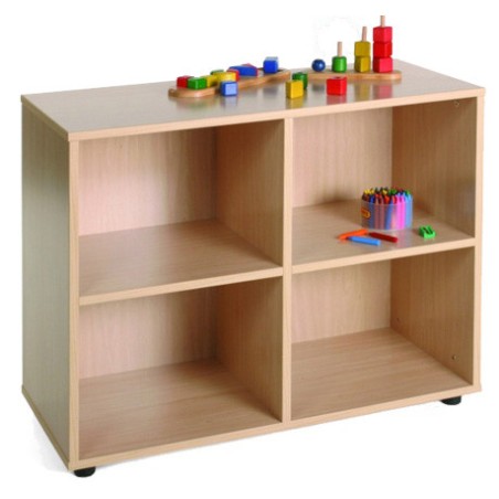 5850-MUEBLE BAJO 4 CASILLAS HAYA MOBEDUC 600203HP18