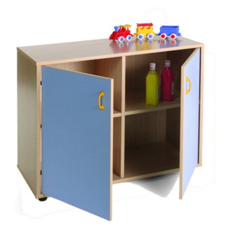 5852-MUEBLE BAJO ARMARIO 4 CASILLAS 2 PUERTAS HAYA MOBEDUC 600204HPS18