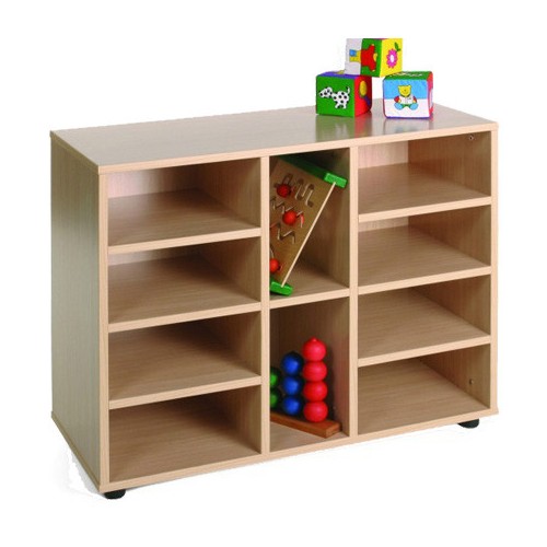 5856-MUEBLE BAJO 10 CASILLAS HAYA MOBEDUC 600205HP18