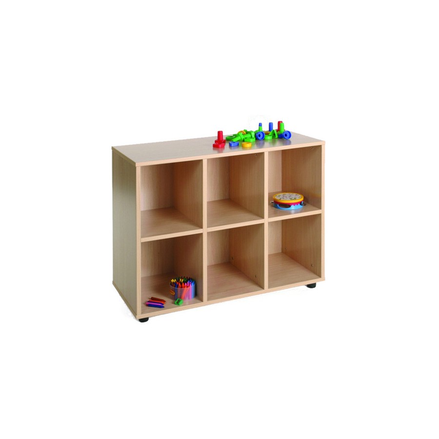 5858-MUEBLE BAJO 6 CASILLAS HAYA MOBEDUC 600206HP18