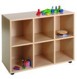 5858-MUEBLE BAJO 6 CASILLAS HAYA MOBEDUC 600206HP18