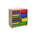 5866-MUEBLE BAJO CUBETERO 2 COLUMNAS 700 HAYA MOBEDUC 600210HP18