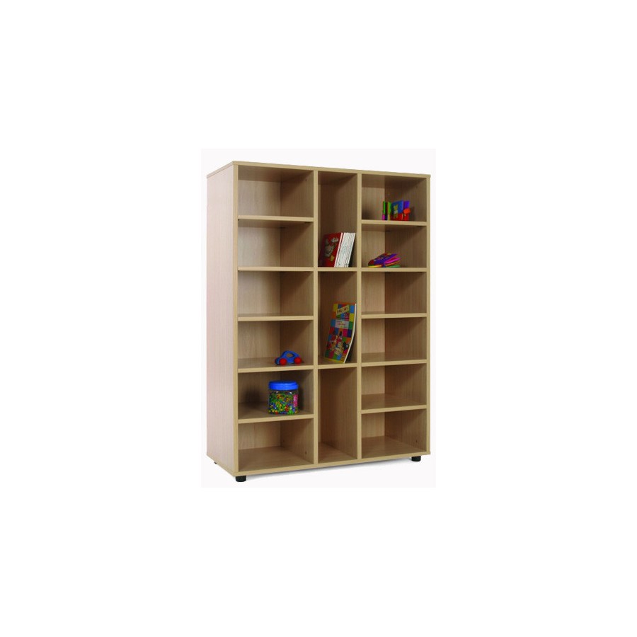 5894-MUEBLE MEDIO 15 CASILLAS HAYA MOBEDUC 600308HP18