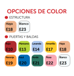 5899-MUEBLE MEDIO ARMARIO Y CASILLERO HAYA MOBEDUC 600310HPS18