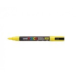 591-ROTULADOR NO PERMANENTE PC-3M PUNTA CONICA 0,9-1,3MM AMARILLO UNI-BALL 284570000