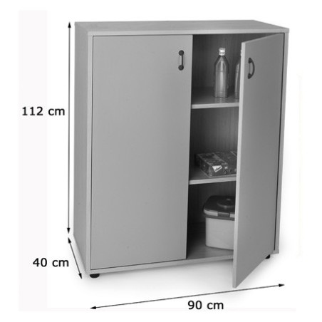 5921-MUEBLE INTERMEDIO ARMARIO 3 ESTANTES HAYA MOBEDUC 600802HPS18