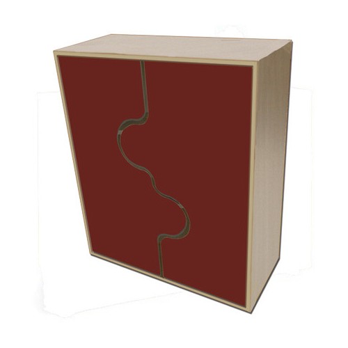 5922-MUEBLE INTERMEDIO ARMARIO, PUERTAS ONDA HAYA MOBEDUC 600821HPS18