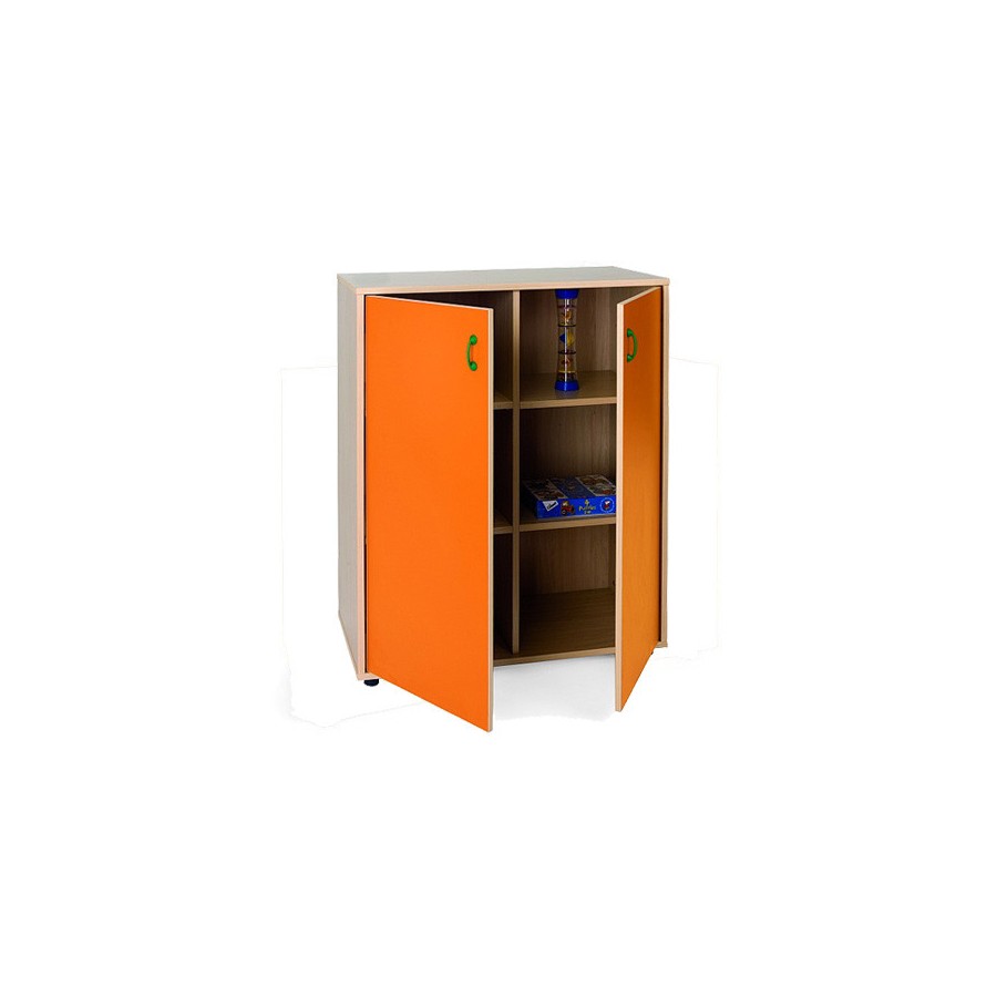 5930-MUEBLE INTERMEDIO ARMARIO 6 CASILLAS HAYA MOBEDUC 600806HPS18