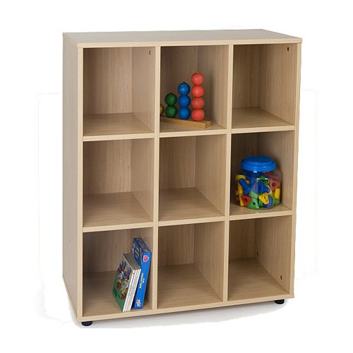 5932-MUEBLE INTERMEDIO 9 CASILLAS HAYA MOBEDUC 600807HP18