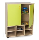 5938-MUEBLE INTERMEDIO CASILLERO Y ARMARIO HAYA MOBEDUC 600810HPS18