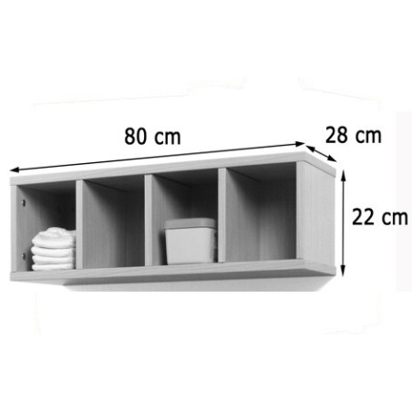 5985-MUEBLE CASILLERO 4 CASILLAS 80-22 HAYA MOBEDUC 600702H18