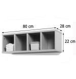 5985-MUEBLE CASILLERO 4 CASILLAS 80-22 HAYA MOBEDUC 600702H18