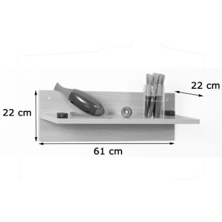6011-BALDA CON SOPORTE TRASERO 605 HAYA MOBEDUC 600621H18