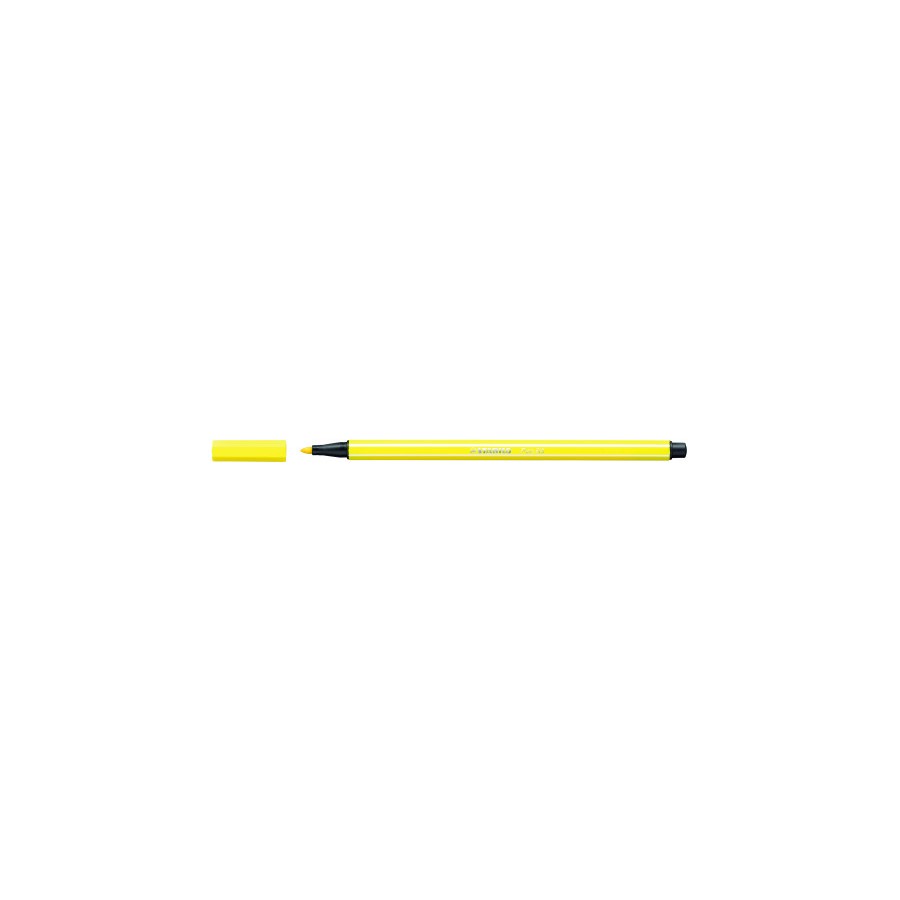 606-ROTULADOR PUNTA FIBRA MEDIA 1MM. PEN 68 AMARILLO LIMON STABILO 68/24