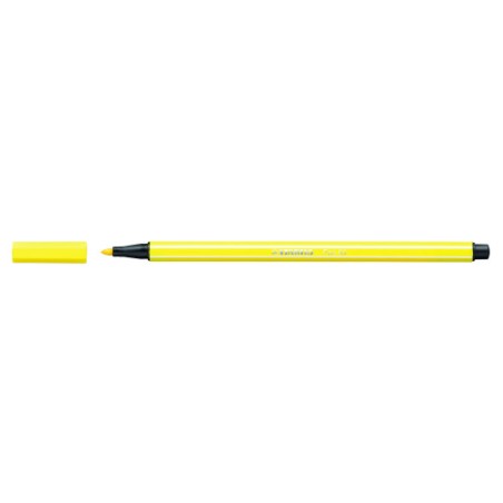 606-ROTULADOR PUNTA FIBRA MEDIA 1MM. PEN 68 AMARILLO LIMON STABILO 68/24