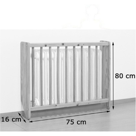 6070-CUBRERRADIADOR 75 CM HAYA MOBEDUC 600609