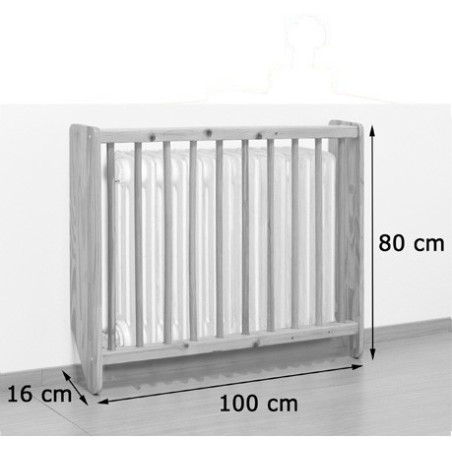 6072-CUBRERRADIADOR 100 CM HAYA MOBEDUC 600610