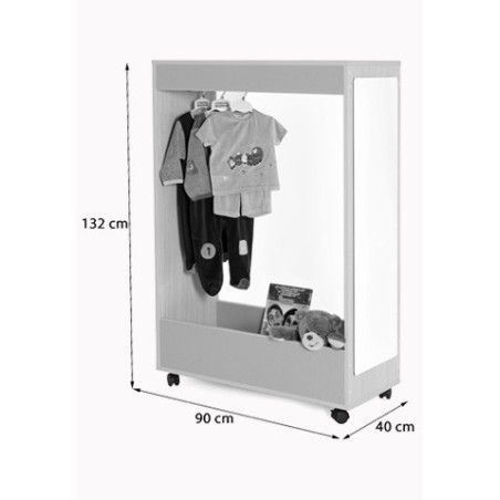 6095-MUEBLE DE DISFRACES ABIERTO HAYA MOBEDUC 602002HR18