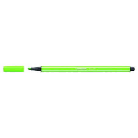 612-ROTULADOR PUNTA FIBRA MEDIA 1MM. PEN 68 VERDE CLARO STABILO 68/33