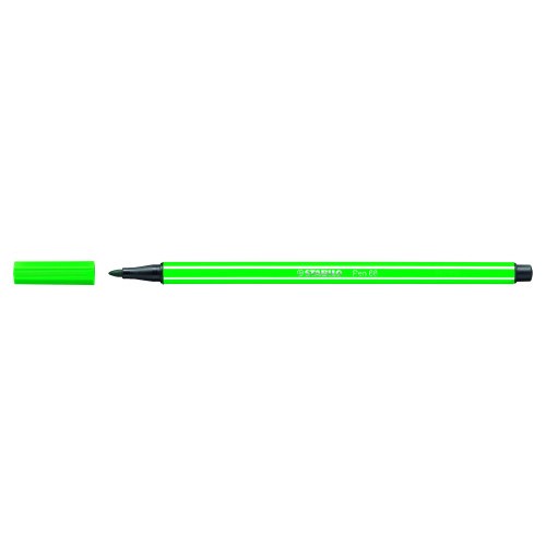 613-ROTULADOR PUNTA FIBRA MEDIA 1MM. PEN 68 VERDE STABILO 68/36