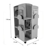 6141-TORRE EXPOSITOR DE LIBROS HAYA MOBEDUC 602101HR18