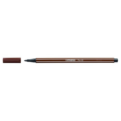 619-ROTULADOR PUNTA FIBRA MEDIA 1MM. PEN 68 MARRON STABILO 68/45