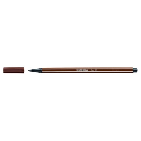 619-ROTULADOR PUNTA FIBRA MEDIA 1MM. PEN 68 MARRON STABILO 68/45
