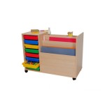 6196-CARRO PLASTICA CARTULINERO Y CUBETERO HAYA MOBEDUC 602207HR18