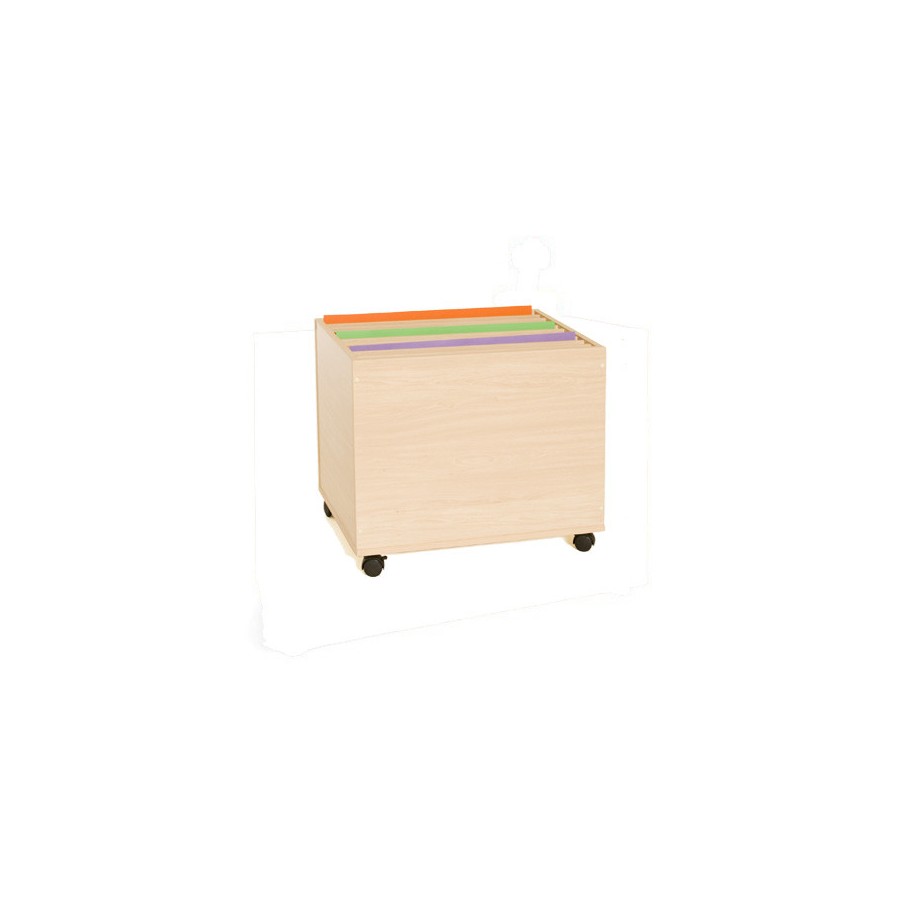 6200-MUEBLE ARCHIVADOR DE CARTULINAS VERTICAL HAYA MOBEDUC 600909HR18