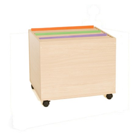 6200-MUEBLE ARCHIVADOR DE CARTULINAS VERTICAL HAYA MOBEDUC 600909HR18