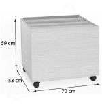 6201-MUEBLE ARCHIVADOR DE CARTULINAS VERTICAL HAYA MOBEDUC 600909HR18