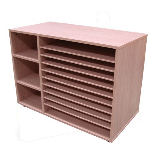 6202-MUEBLE ESTANTERIA Y CARTULINERO BAJO HAYA MOBEDUC 602213HP18