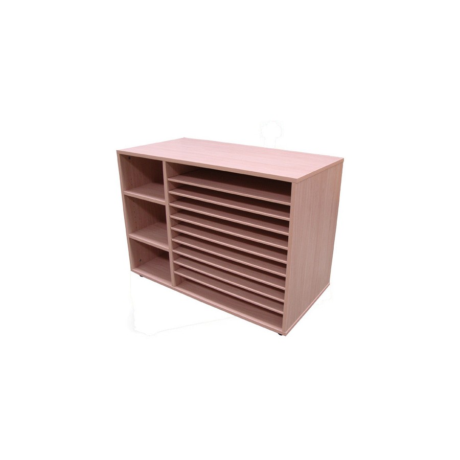 6202-MUEBLE ESTANTERIA Y CARTULINERO BAJO HAYA MOBEDUC 602213HP18