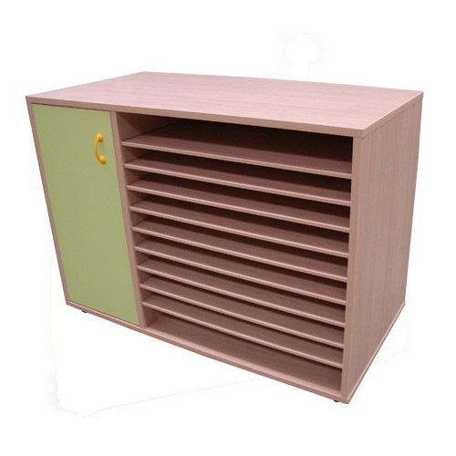 6204-MUEBLE ARMARIO Y CARTULINERO BAJO HAYA MOBEDUC 602214HPS18