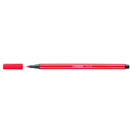 621-ROTULADOR PUNTA FIBRA MEDIA 1MM. PEN 68 ROJO CARMIN STABILO 68/48