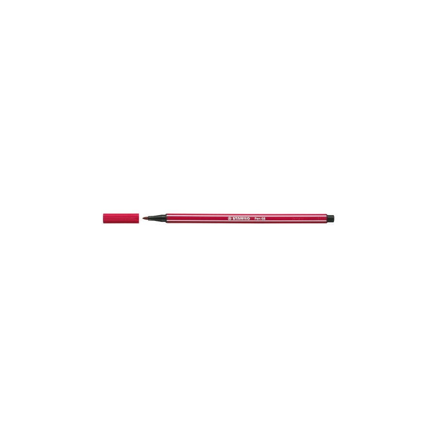 622-ROTULADOR PUNTA FIBRA MEDIA 1MM. PEN 68 ROJO OSCURO STABILO 68/50