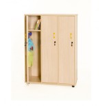 6227-MUEBLE TAQUILLA 3 NINOS 125 CM ALTO CON LLAVE HAYA MOBEDUC 600614HPC18