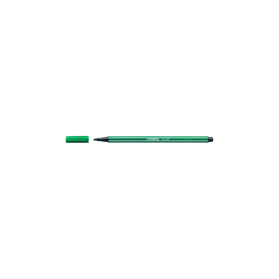 624-ROTULADOR PUNTA FIBRA MEDIA 1MM. PEN 68 VERDE TURQUESA STABILO 68/53