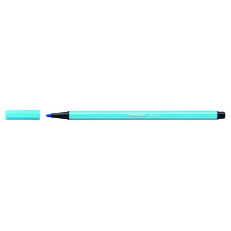 628-ROTULADOR PUNTA FIBRA MEDIA 1MM. PEN 68 AZUL CELESTE STABILO 68/57
