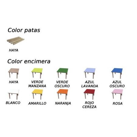 6310-MESA 1/4 DE ARO (TALLA 0 - 3) HAYA MOBEDUC 600555H180