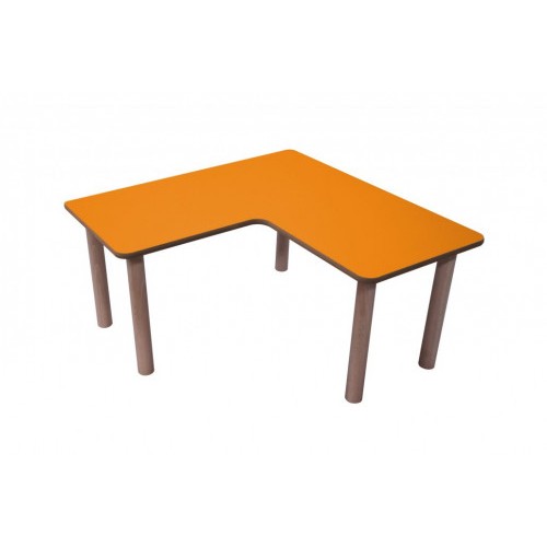 6323-MESA EN "L" 90X90 CM (TALLA 0 - 3) HAYA MOBEDUC 600558H180