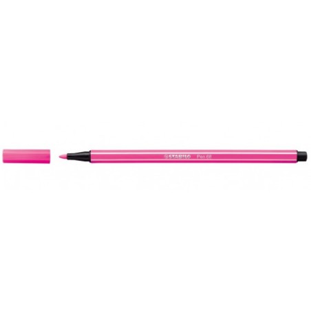 647-ROTULADOR PUNTA FIBRA MEDIA 1MM. PEN 68 ROSA NEON STABILO 68/056